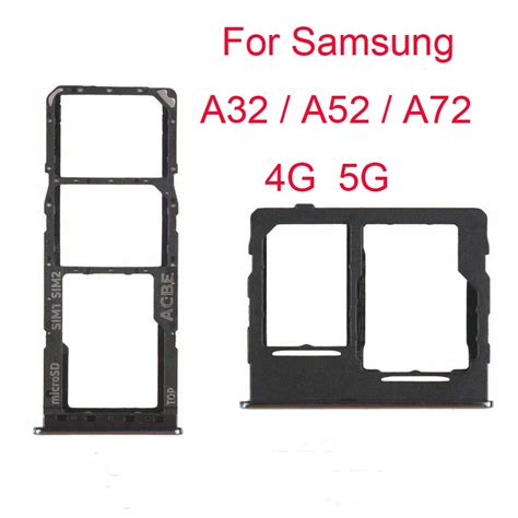 sim card holder tray|Sim Tray Card Holder For Samsung Galaxy A32 4G 5G / A325 .